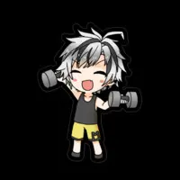 Suzuki Masaru - Stickers - Nijisanji Size-100mm 