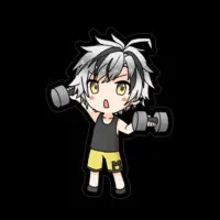 Suzuki Masaru - Stickers - Nijisanji Size-100mm 