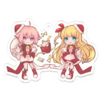 Mononobe Alice & Ushimi Ichigo - Acrylic Key Chain - Key Chain - Nijisanji Size-70mm