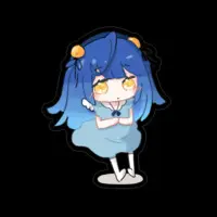 Amamiya Kokoro - Stickers - Nijisanji Size-100 x 100 (mm)