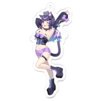 Miiya - Acrylic Key Chain - Key Chain - VTuber Size-70 x 70 (mm)