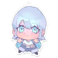 たこちゃん@新人VTuber - Acrylic Key Chain - Key Chain - VTuber Size-70 x 70 (mm)