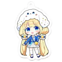 Hoshino Koucha - Acrylic Key Chain - Key Chain - VTuber Size-50 x 50 (mm)