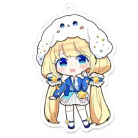 Hoshino Koucha - Acrylic Key Chain - Key Chain - VTuber Size-70 x 70 (mm)