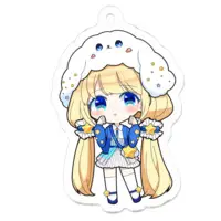 Hoshino Koucha - Acrylic Key Chain - Key Chain - VTuber Size-50 x 50 (mm)