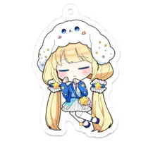 Hoshino Koucha - Acrylic Key Chain - Key Chain - VTuber Size-50 x 50 (mm)