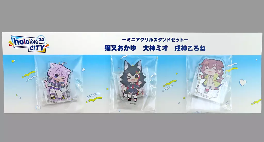 hololive - Acrylic stand - Inugami Korone & Ookami Mio & Nekomata Okayu