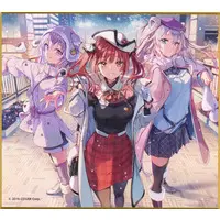 hololive - Illustration Board - Nekomata Okayu & Shishiro Botan & Houshou Marine
