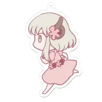 Hitsuji - Acrylic Key Chain - Key Chain - VTuber Size-70 x 70 (mm)