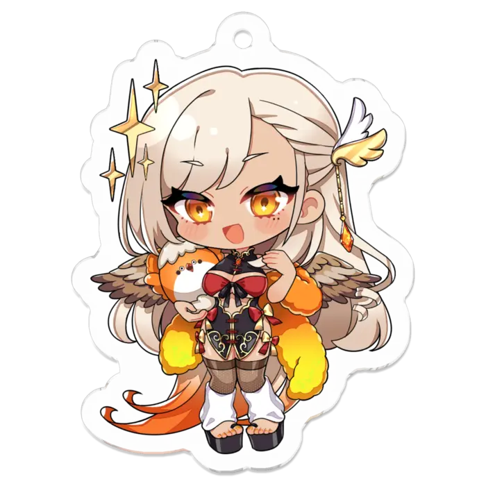 Hitan Yamabuki - Acrylic Key Chain - Key Chain - VTuber (SDキャラ