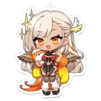 Hitan Yamabuki - Acrylic Key Chain - Key Chain - VTuber Size-70 x 70 (mm)