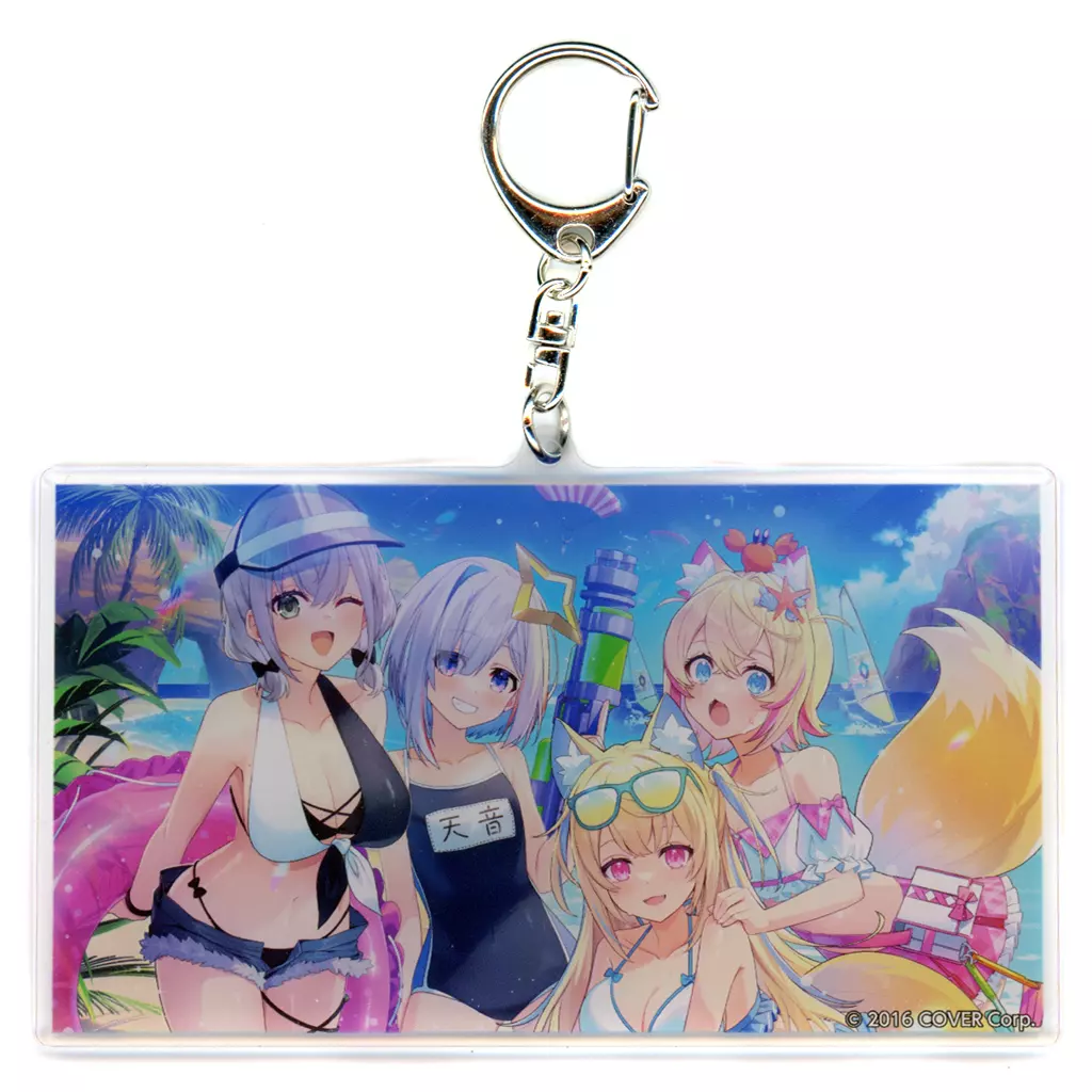 hololive English - Acrylic Key Chain - Key Chain - Mococo Abyssgard & Fuwawa Abyssgard & Amane Kanata & Shirogane Noel