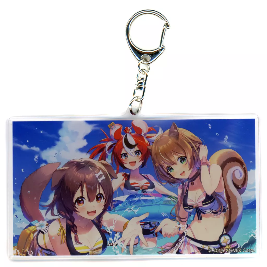 Promise - Acrylic Key Chain - Key Chain - Ayunda Risu & Hakos Baelz & Inugami Korone