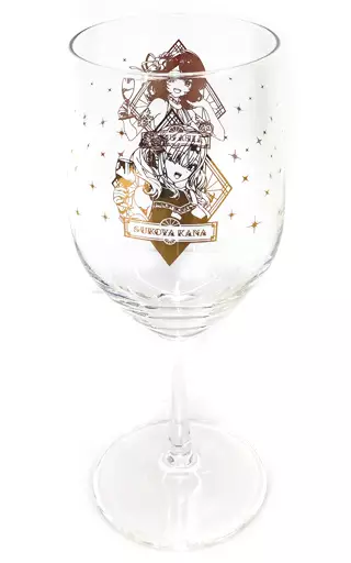Aiba Uiha & Sukoya Kana - Tumbler, Glass - DMM Scratch! - Tableware - Nijisanji