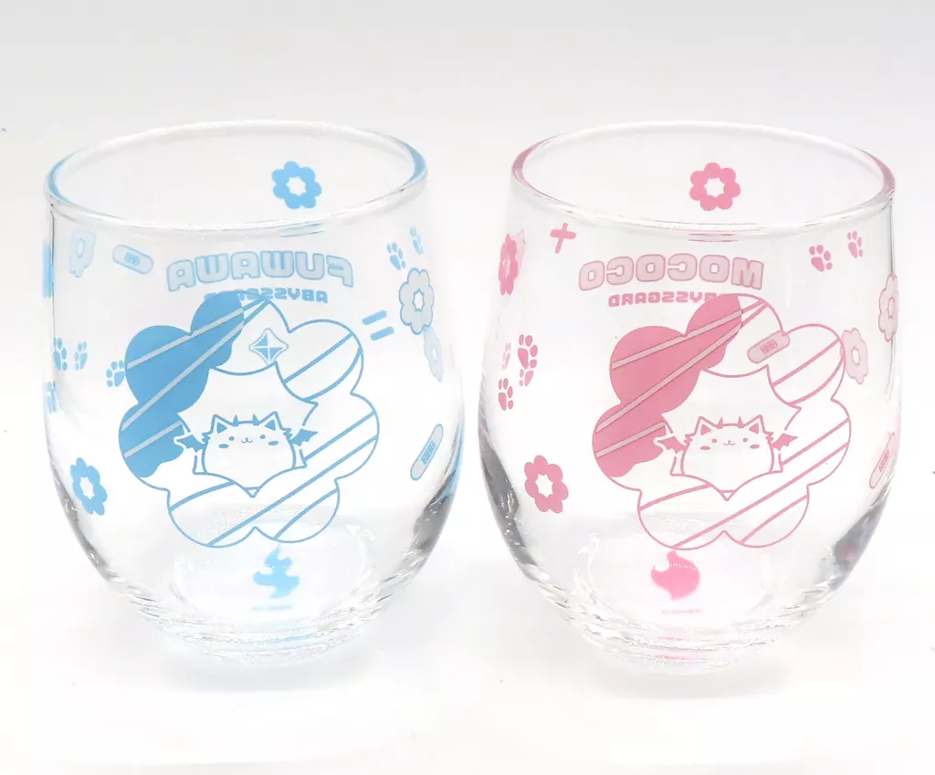 Fuwawa Abyssgard & Mococo Abyssgard - Tableware - Tumbler, Glass - hololive
