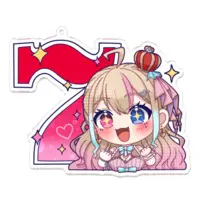 Amachi Karen - Acrylic Key Chain - Key Chain - VTuber Size-100 x 100 (mm)