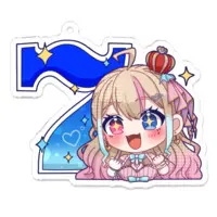 Amachi Karen - Acrylic Key Chain - Key Chain - VTuber Size-70 x 70 (mm)