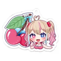 Amachi Karen - Acrylic Key Chain - Key Chain - VTuber Size-50 x 50 (mm)