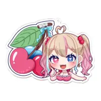 Amachi Karen - Acrylic Key Chain - Key Chain - VTuber Size-100 x 100 (mm)