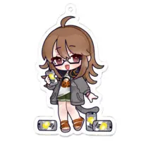 Retripper - Acrylic Key Chain - Key Chain - VTuber Size-70 x 70 (mm)