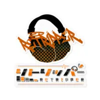 Retripper - Stickers - VTuber Size-100 x 100 (mm)