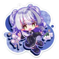 Lunaria Weupe - Acrylic Key Chain - Key Chain - VTuber Size-70 x 70 (mm)
