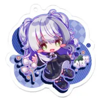 Lunaria Weupe - Acrylic Key Chain - Key Chain - VTuber Size-50 x 50 (mm)