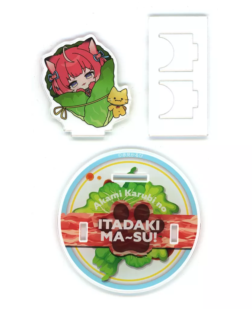 Akami Karubi - DMM Scratch! - Chopstick rest - Acrylic stand - VTuber