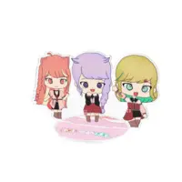 VTuber - Acrylic stand - Futaboshi Kazuha & Yumeno Neru & Amainu Moka Size-160x160mm