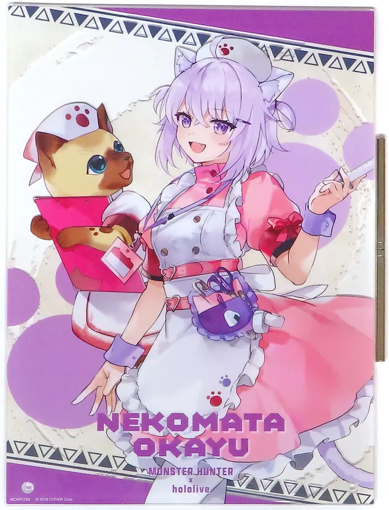 Nekomata Okayu - Monster Hunter x Hololive - Acrylic Art Plate - Acrylic stand - hololive