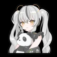 Sasaki Mion - Stickers - VTuber Size-100 x 100 (mm)