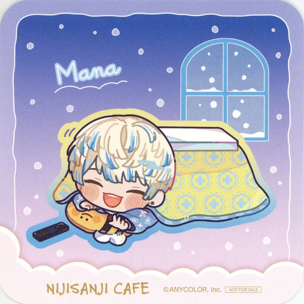 Hibachi Mana - Tableware - Coaster - Nijisanji