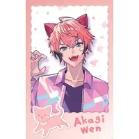 Akagi Wen - Nijisanji Wannyan Days - Character Card - Nijisanji