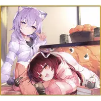 Roboco-san & Nekomata Okayu - Illustration Board - hololive