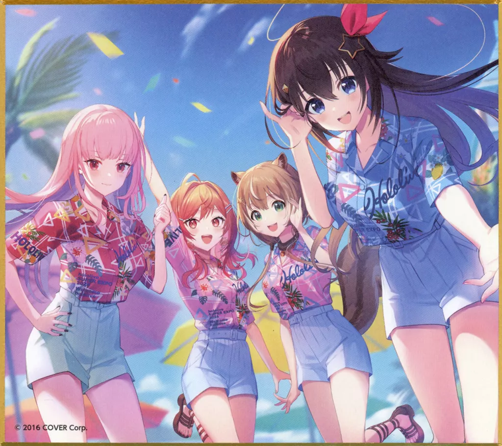 hololive - Illustration Board - Ayunda Risu & Ichijou Ririka & Tokino Sora & Mori Calliope