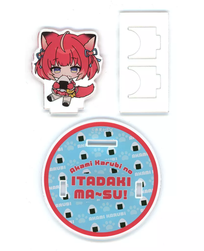 Akami Karubi - Acrylic stand - DMM Scratch! - Chopstick rest - VTuber