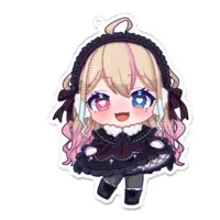 Amachi Karen - Acrylic Key Chain - Key Chain - VTuber Size-100 x 100 (mm)