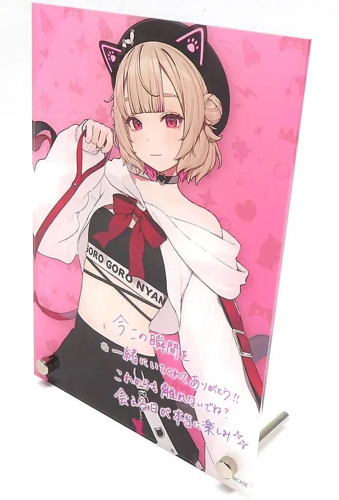 Neko Mao - Acrylic Art Plate - Acrylic stand - VTuber