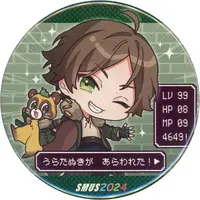 Uratanuki - Badge - SoraMafuUraSaka