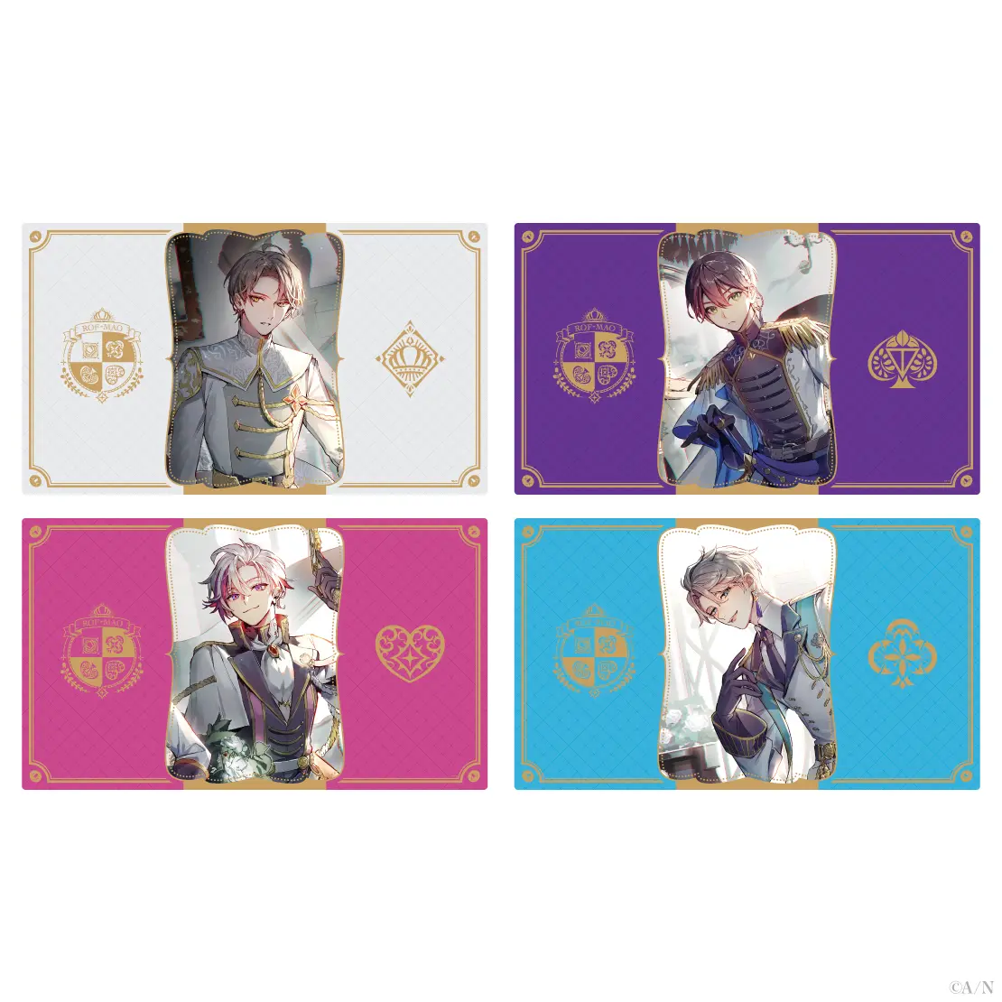 Kagami Hayato - Rof-Mao Playing Card Motif - Desk Mat - ROF-MAO