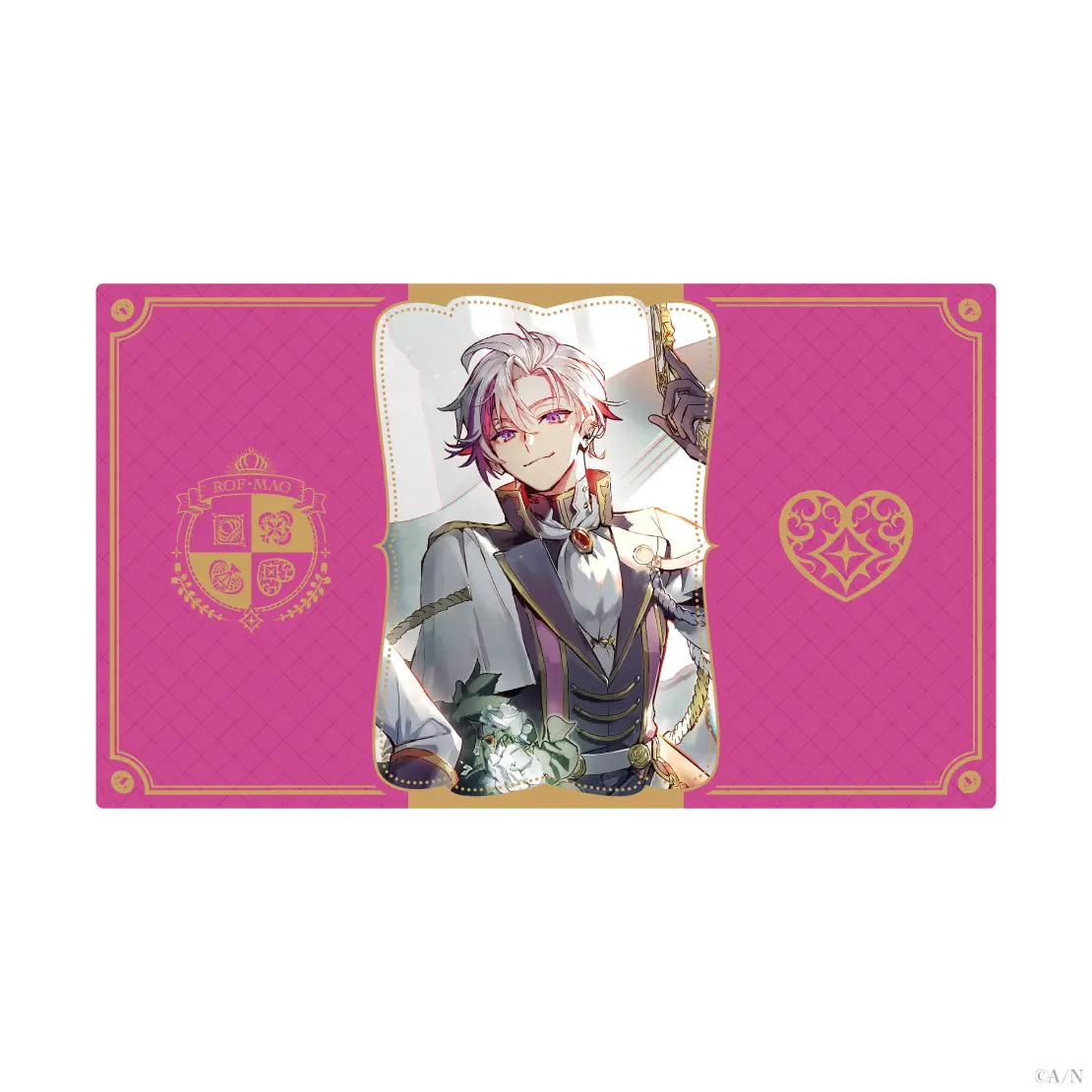Fuwa Minato - Rof-Mao Playing Card Motif - Desk Mat - ROF-MAO