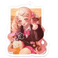 Suki Urosu - Acrylic Key Chain - Key Chain - VTuber Size-50 x 50 (mm)