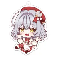 Niboshi Myao - Acrylic Key Chain - Key Chain - VTuber Size-70 x 70 (mm)
