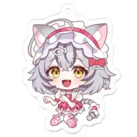 Niboshi Myao - Acrylic Key Chain - Key Chain - VTuber Size-50 x 50 (mm)