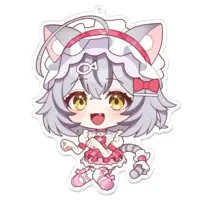 Niboshi Myao - Acrylic Key Chain - Key Chain - VTuber Size-100 x 100 (mm)