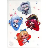hololive - holomini Vocal Series - Plastic Folder - Stationery - Shirogane Noel & Usada Pekora & Houshou Marine & Shiranui Flare