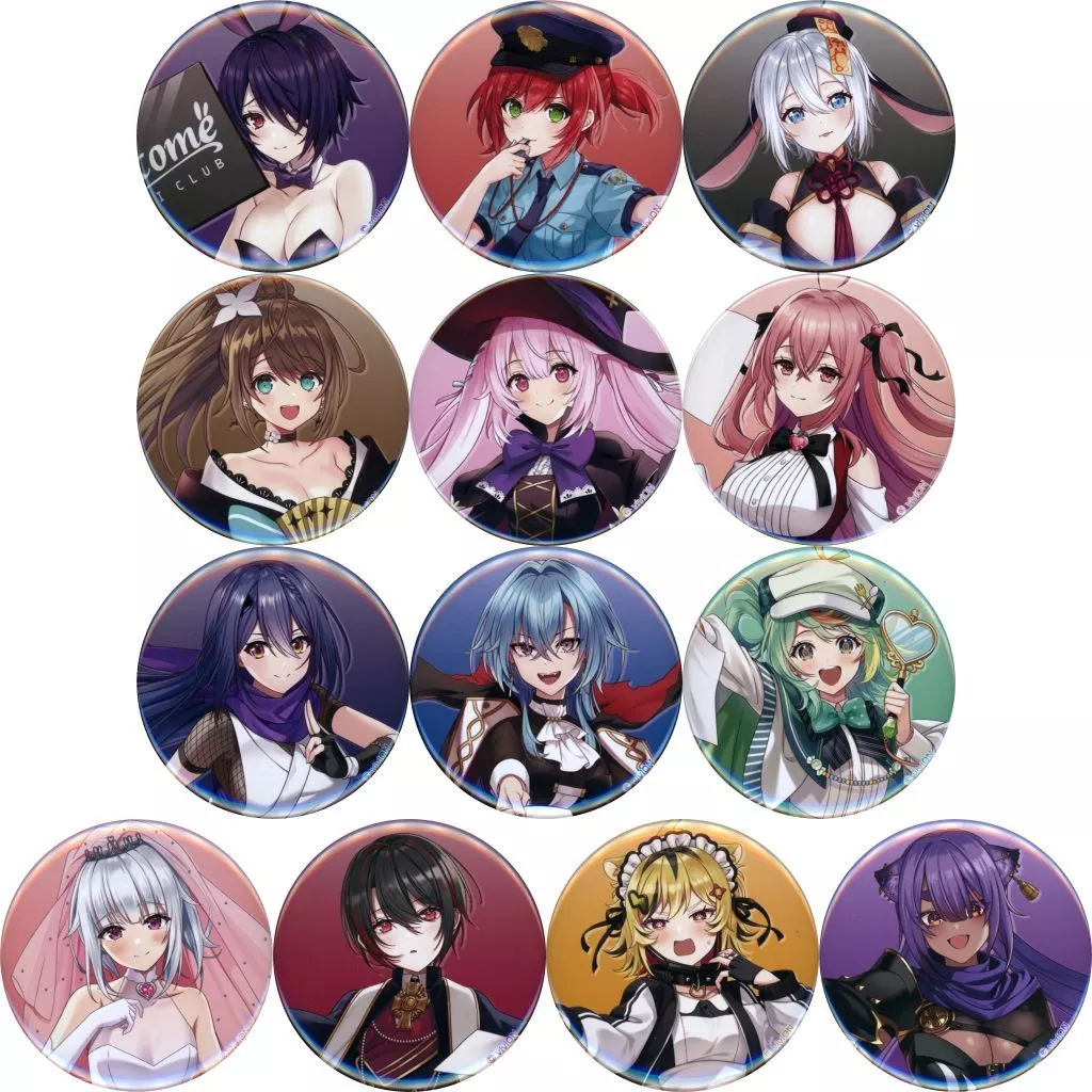 Aogiri High School - Badge (全13種セット 「バーチャルYouTuber