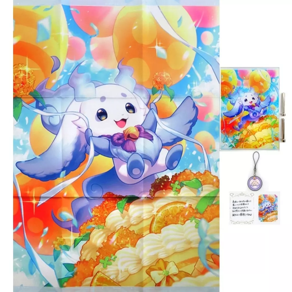Lunlun - Key Chain - Poster - Acrylic Art Plate - Birthday Merch Complete Set - Nijisanji