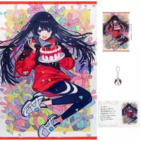 Tsukino Mito - Key Chain - Poster - Acrylic Art Plate - Birthday Merch Complete Set - Nijisanji