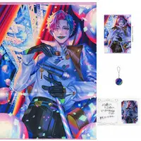 Joe Rikiichi - Key Chain - Poster - Acrylic Art Plate - Birthday Merch Complete Set - Nijisanji